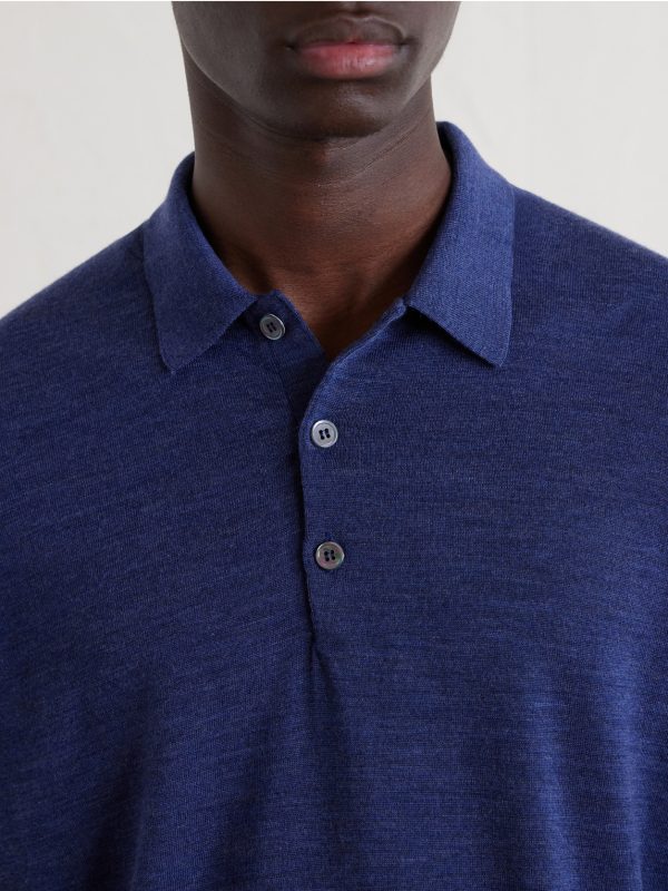 Virgin Wool Polo Shirt - CU