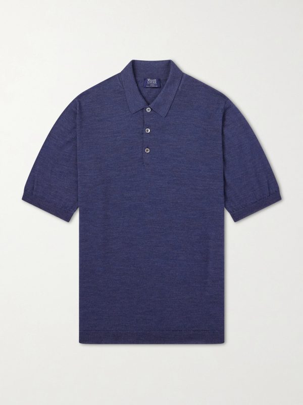 Virgin Wool Polo Shirt