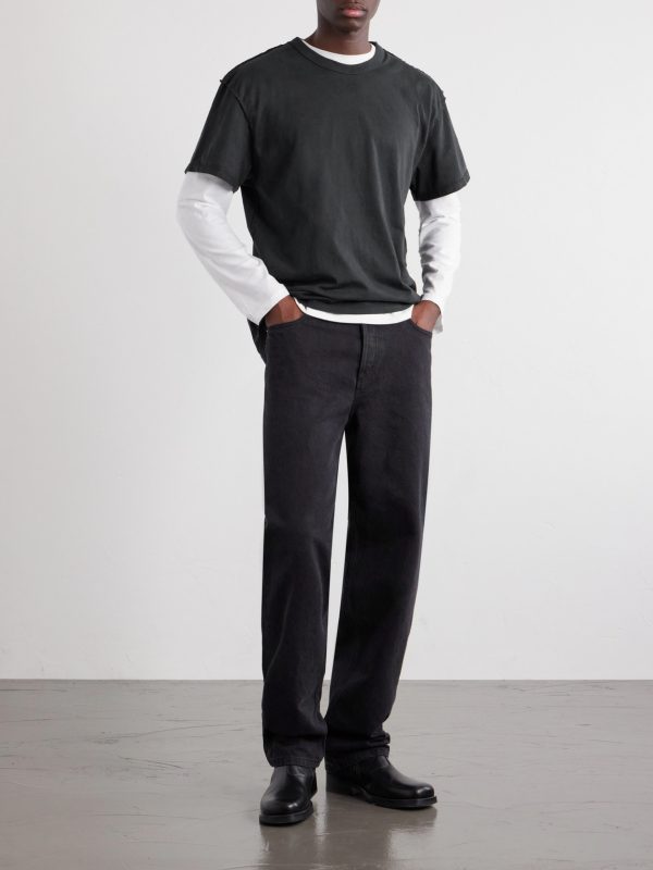 Inside Out Heavyweight Cotton-Jersey T-Shirt - OU Inside Out Heavyweight Cotton-Jersey T-Shirt - OU