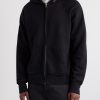 Heavyweight Structured-Fleec Cotton-Jersey Raglan Zip-Up Hoodie - FR Heavyweight Structured-Fleec Cotton-Jersey Raglan Zip-Up Hoodie - FR