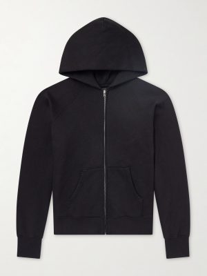 Heavyweight Structured-Fleec Cotton-Jersey Raglan Zip-Up Hoodie Heavyweight Structured-Fleec Cotton-Jersey Raglan Zip-Up Hoodie