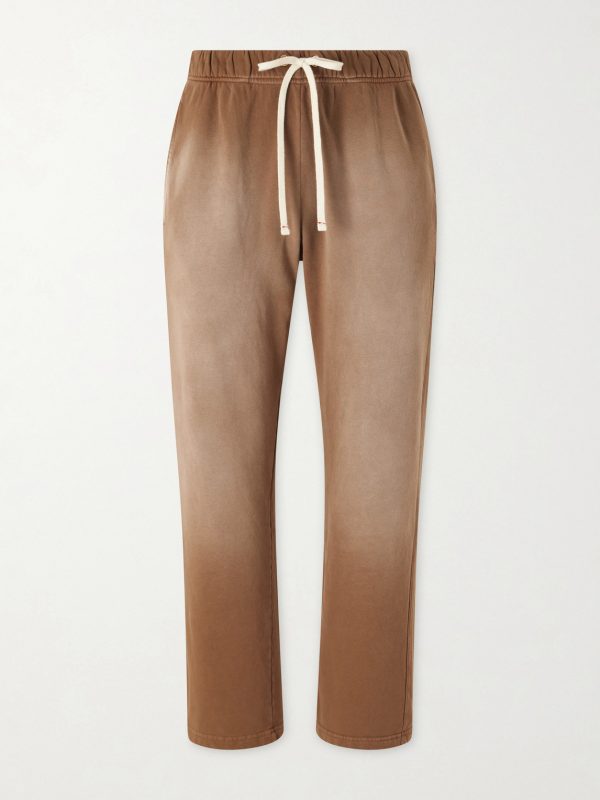 Straight-Leg French Terry-Cotton Sweatpants Straight-Leg French Terry-Cotton Sweatpants