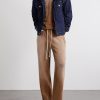 Straight-Leg French Terry-Cotton Sweatpants - OU Straight-Leg French Terry-Cotton Sweatpants - OU