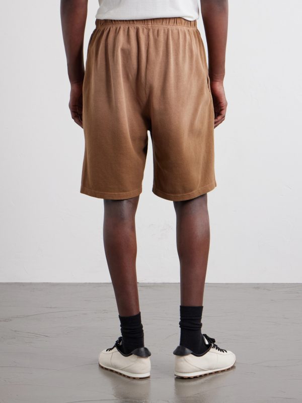 Straight-Leg Cotton-Piqué Drawstring Rider Shorts - BK Straight-Leg Cotton-Piqué Drawstring Rider Shorts - BK