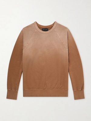 Heavyweight Structured-Fleece Cotton-Jersey Raglan Sweatshirt