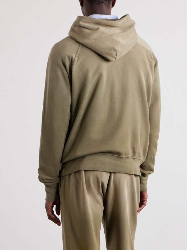 French Terry-Cotton Raglan Hoodie - BK French Terry-Cotton Raglan Hoodie - BK
