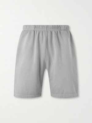 Rider Straight-Leg Cotton-Jersey Drawstring Shorts