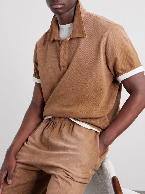 Banded Cotton-Piqué Tennis-Polo - CU Banded Cotton-Piqué Tennis-Polo - CU