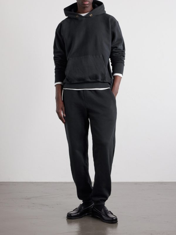 Heavyweight Structured-Fleece Cotton-Jersey Hoodie - OU