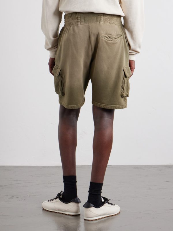 Yacht Straight-Leg Cotton-Jersey Cargo Shorts - BK Yacht Straight-Leg Cotton-Jersey Cargo Shorts - BK