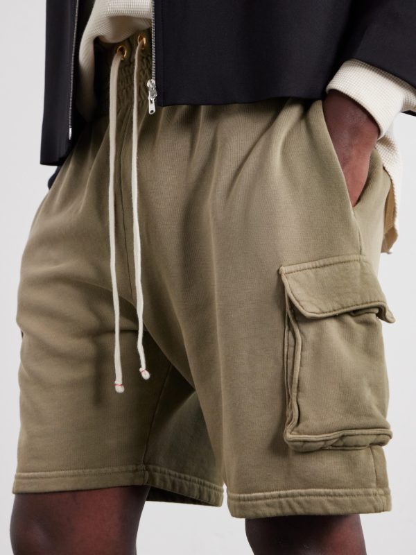 Yacht Straight-Leg Cotton-Jersey Cargo Shorts - CU Yacht Straight-Leg Cotton-Jersey Cargo Shorts - CU