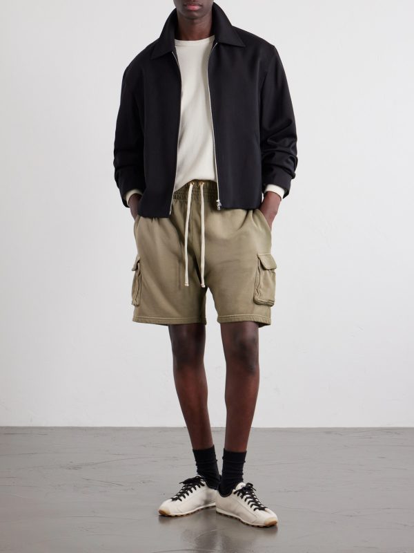Yacht Straight-Leg Cotton-Jersey Cargo Shorts - OU Yacht Straight-Leg Cotton-Jersey Cargo Shorts - OU