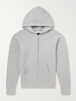 Heavyweight Cotton-Jersey Raglan Zip-Up Hoodie Heavyweight Cotton-Jersey Raglan Zip-Up Hoodie