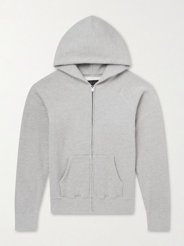 Heavyweight Cotton-Jersey Raglan Zip-Up Hoodie Heavyweight Cotton-Jersey Raglan Zip-Up Hoodie