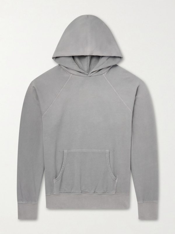 French Terry-Cotton Raglan Hoodie