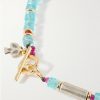 Daytrip Gold-Plated and Sterling Silver Multi-Stone Beaded Bracelet - BK Daytrip Gold-Plated and Sterling Silver Multi-Stone Beaded Bracelet - BK