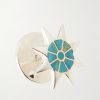 Starburst Silver Turquoise Pin - CU