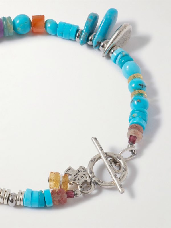 Playa Sterling Silver Multi-Stone Beaded Bracelet - CU Playa Sterling Silver Multi-Stone Beaded Bracelet - CU