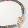 Ember Gold-Plated Multi-Stone Beaded Bracelet - CU Ember Gold-Plated Multi-Stone Beaded Bracelet - CU