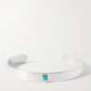 Azul Sterling Silver, 14-Karat Gold and Turquoise Cuff Azul Sterling Silver, 14-Karat Gold and Turquoise Cuff
