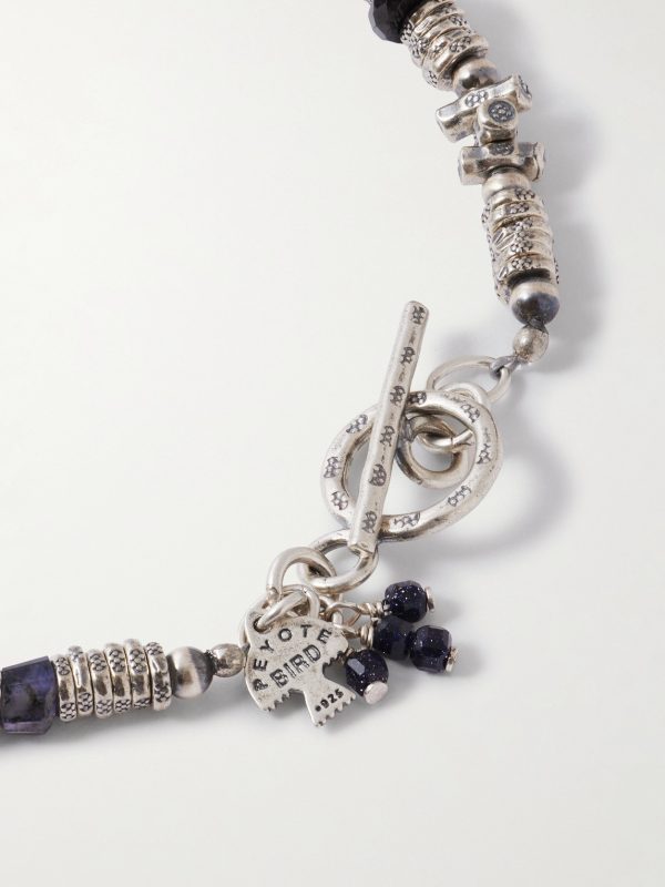 Cendre Sterling Silver Multi-Stone Beaded Bracelet - CU Cendre Sterling Silver Multi-Stone Beaded Bracelet - CU