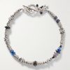 Cendre Sterling Silver Multi-Stone Beaded Bracelet Cendre Sterling Silver Multi-Stone Beaded Bracelet