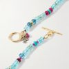 Daytrip Gold-Plated and Sterling Silver Multi-Stone Beaded Necklace - BK