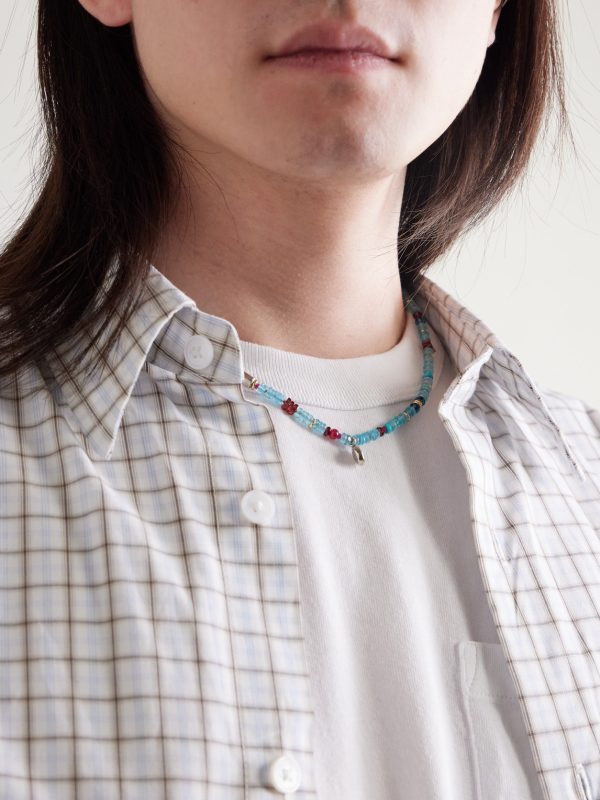 Daytrip Gold-Plated and Sterling Silver Multi-Stone Beaded Necklace - FR