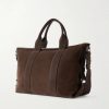 Racer Suede Tote Bag - BK