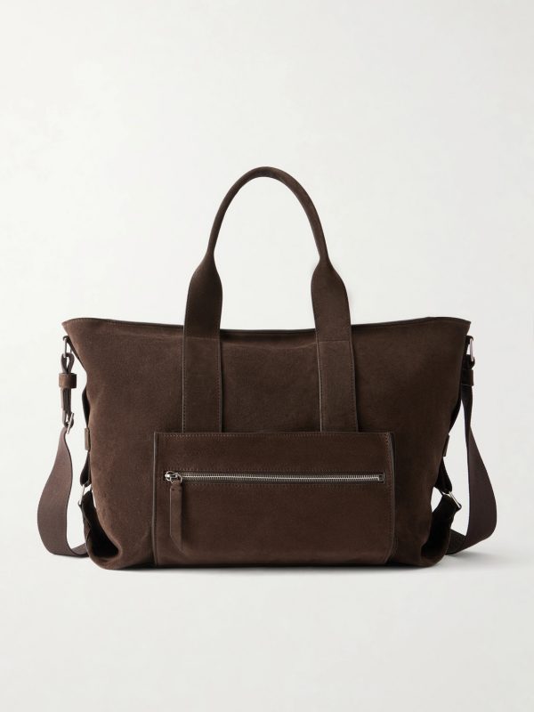 Racer Suede Tote Bag