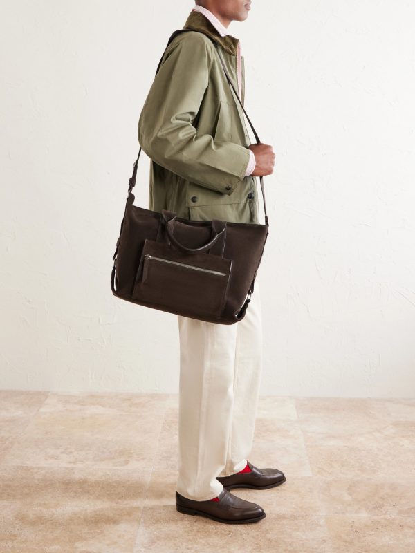 Racer Suede Tote Bag - OU2