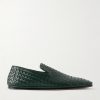 Palazzo Intrecciato Leather Loafers
