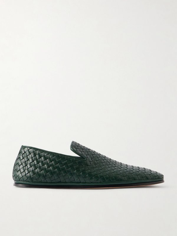Palazzo Intrecciato Leather Loafers