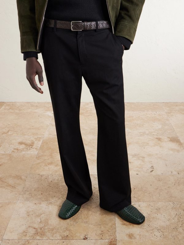 Palazzo Intrecciato Leather Loafers - OU
