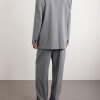 Pinstriped Wool Blazer - BK Pinstriped Wool Blazer - BK