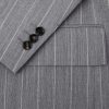 Pinstriped Wool Blazer - CU Pinstriped Wool Blazer - CU