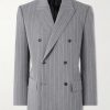 Pinstriped Wool Blazer Pinstriped Wool Blazer