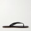 Logo-Embossed Rubber Flip Flops
