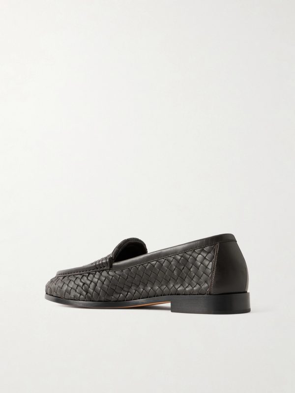 Intrecciato Leather Loafers - BK