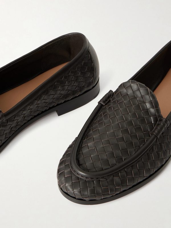 Intrecciato Leather Loafers - CU