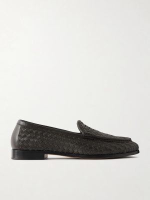 Intrecciato Leather Loafers Intrecciato Leather Loafers