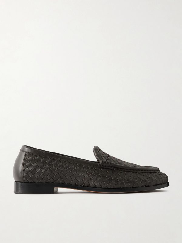 Intrecciato Leather Loafers