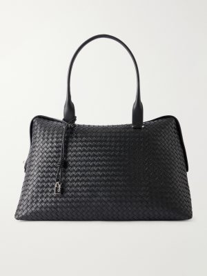 Intrecciato Leather Weekend Bag Intrecciato Leather Weekend Bag