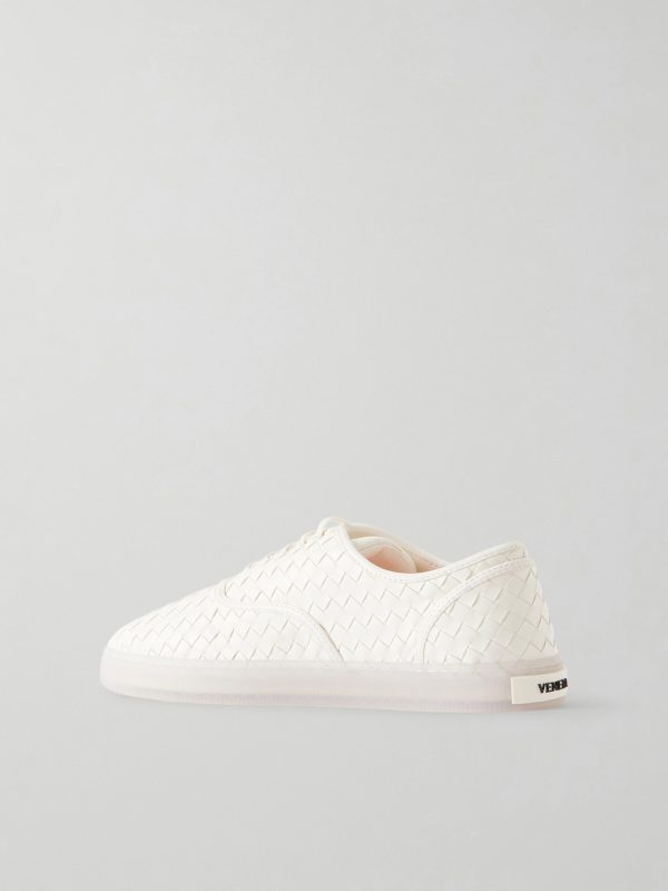 Intrecciato Leather Sneakers - BK Intrecciato Leather Sneakers - BK