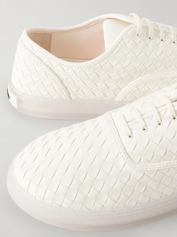 Intrecciato Leather Sneakers - CU Intrecciato Leather Sneakers - CU