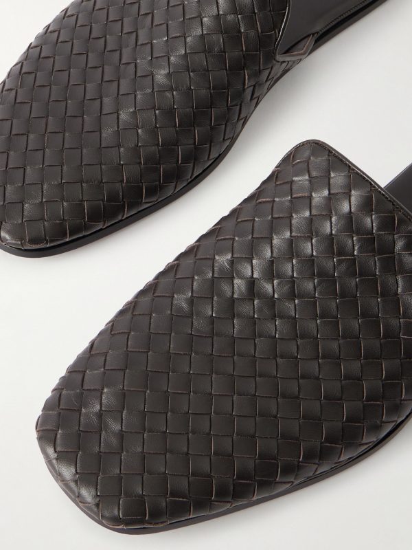 Intrecciato Leather Slippers - CU Intrecciato Leather Slippers - CU
