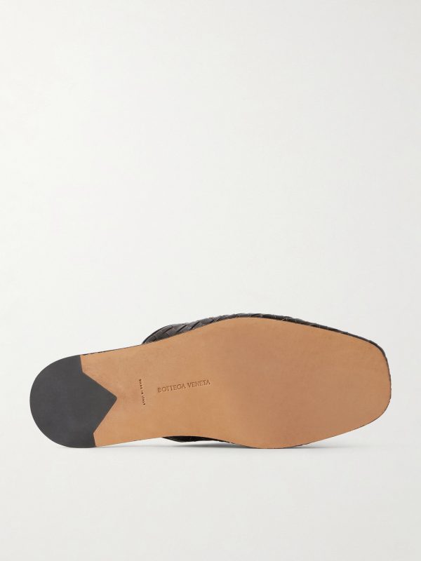 Intrecciato Leather Slippers - E1 Intrecciato Leather Slippers - E1