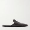 Intrecciato Leather Slippers Intrecciato Leather Slippers