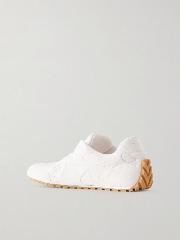 Orbit Flash Suede and Leather-Trimmed Shell Sneakers - BK Orbit Flash Suede and Leather-Trimmed Shell Sneakers - BK
