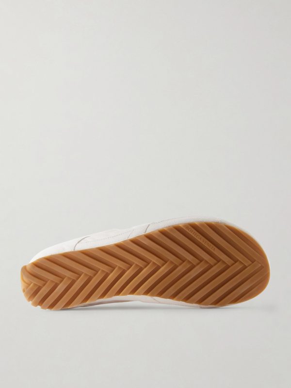 Orbit Flash Suede and Leather-Trimmed Shell Sneakers - E1 Orbit Flash Suede and Leather-Trimmed Shell Sneakers - E1